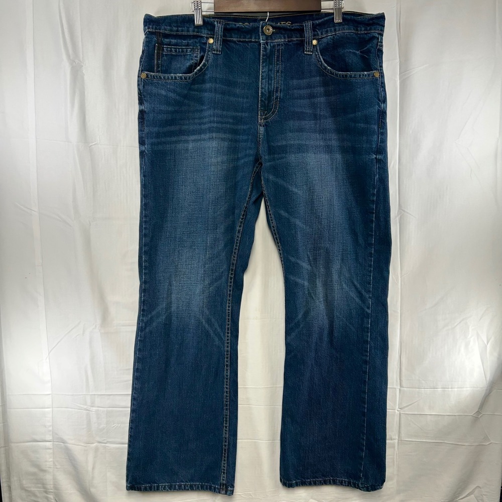 Cody James Jeans Mens 38x32 Blue Medium Wash Straight Leg Denim